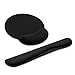 QYWSJ Juego de Almohadillas para Teclado, Reposamuñecas, Mouse y Almohadilla para Teclado, Almohadilla Gel Ergonómica Antideslizante para Muñecas con Espum Memoria,Escribir Office Gaming