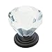 Traditional Classics Crystal Knob Finish: Oil Rubbed Bronze