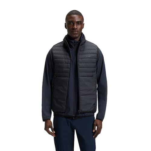 BOSS V_urbanex Chaleco Outerw_Waistcoat para hombre, azul oscuro, XL
