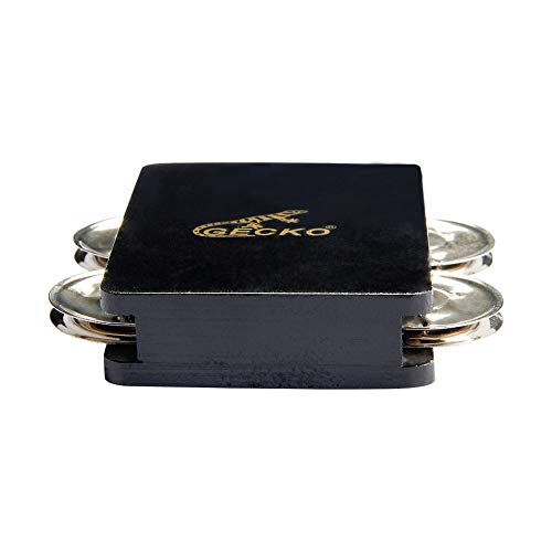 Alician Gecko GK04-TAP Cajon Box Drum Bell Accessory 4-Bell Jingle Castanet for Hand Percussion Instruments - Thumbnail 7