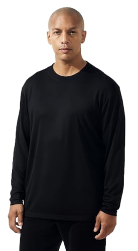 Stacy Adams Men's Long Sleeve Rib Crew Neck T-Shirts