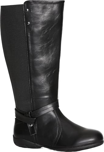 Women's Extra Wide Fit Vera Flat Tall Boot Fashion