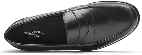 Rockport Men's Keaton Penny Loafer, Black, 10.5 Wide | Image 2