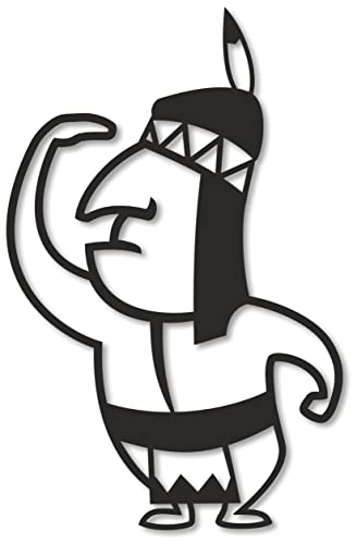 MMshop Décoration : Indienne - 26 x 41 cm - Noir - Décoration en bois - Amérique - Suspension géométrique - Fabriqué en Pologne Cover