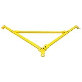 Klappbares Deichselset zum Ziehen von Containern, Anhängerkupplung für Seefrachtcontainern oder Plattformen mit ISO-Ecken | Containerhandling