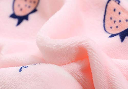 Boys Girls Hooded Bathrobe Unisex Toddlers Kids Sleepwear Flannel Pajamas3