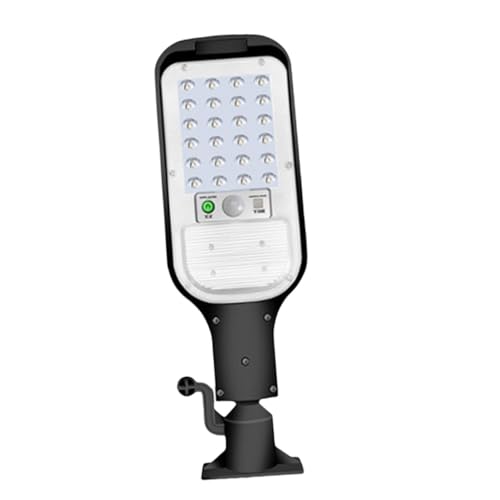 FONDOTIN Farola Solar Exterior LED con Sensor de Movimiento y Mando Distancia Iluminación y Resistente al Calor para Jardín Patio y Seguridad al Aire