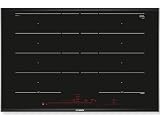 Bosch Serie 8 PXY875DC1E hobs Integrado Con placa de inducción 4 zona(s), Negro, 80 cm