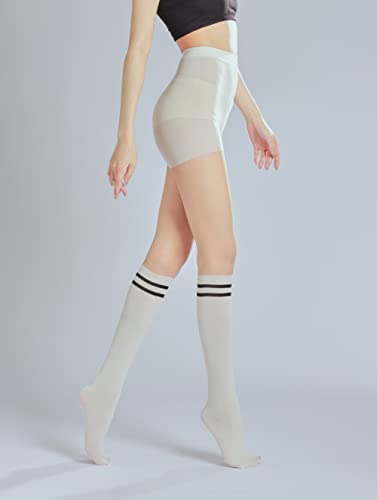 Image of Sahabowi Women Sheer Tights, High Waist Pantyhose, Vintage Control Top Stockings(Patterns Colourful), Pantyhose5