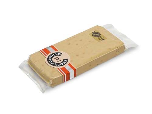 Castillo de Jijona - Turrón de Jijona Artesano - Almendra 70% y Miel 15% - Calidad Suprema - Textura Suave y Sabor Tradicional - Hecho en España (Jijona) | 250g