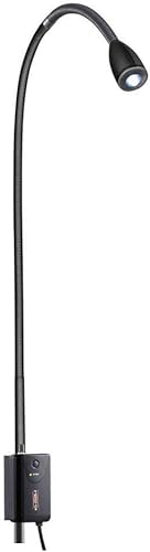 Miniatura 2 de 3W LED Economy Check Light Examen Médico Quirúrgico Luz Ajustable Montaje en Pared Lámpara LED para Pruebas de Productos e Identificación de Joyas