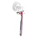 iDesign 51220EU Power Lock Rasiererhalter für Dusche, Spiegel - Durchsichtig Plastik 3,81 x 10,16 x 16,00 cm