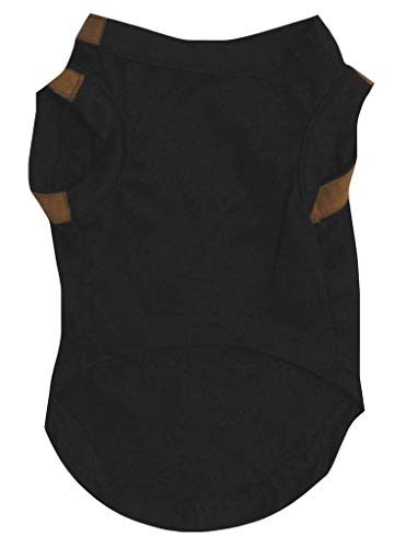 Petitebella Leopard Heart Puppy Dog Shirt (Black, Medium) #TOP1