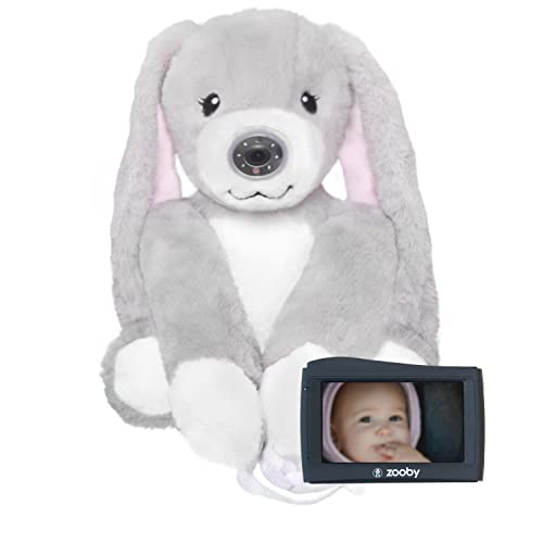 Image of zooby Car Baby Monitor Helps Reduce Distracted Driving. Feel Safe Because Baby is Always in View Without Taking Your Eyes Off The Road, Even at Night! (Bailey)