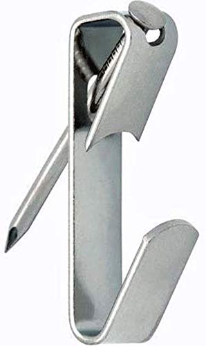 Image of Premium Quality 50 Pound Picture Hangers with Nails (10)