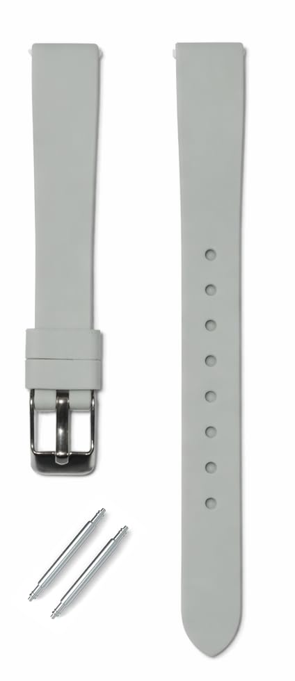 DREAMY 16mm Soft Silicone Waterproof Breathable Watch Strap Metal Buckle Replacement for Men & Women - PACK OF 1-picture-22