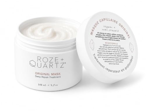 Roze + Quartz® Original Hair Mask • Deep Conditioning Hair Treatment for Dry Damaged Hair (5oz)