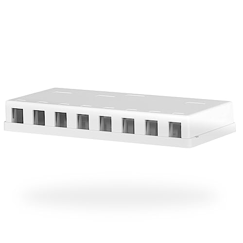 EFB-Elektronik Keystone 8-Port Surface-Mounted Connection Box