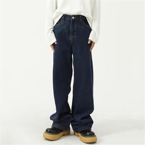 Men's Wear Straight Denim Pants Korean Medium Waist Jeans2