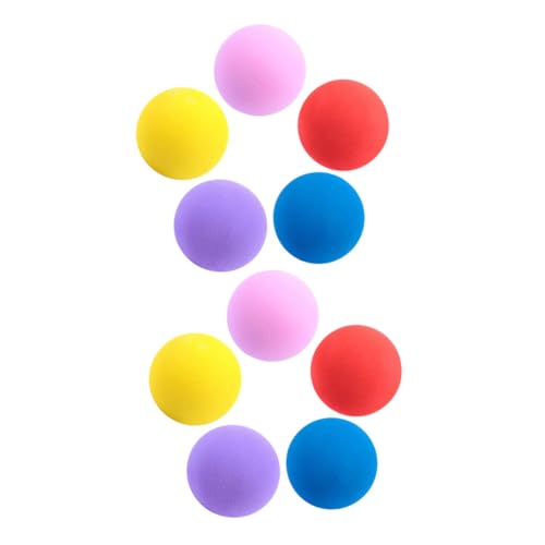BRIGHTFUFU 10Pcs Elastic Indoor Practice Balls for Golf Soft Balls for Training for Pets Great Present for Golf Enthusiasts Random Color