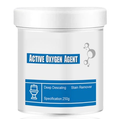 250g Toilet Active Oxygen Agent,Foaming Powder,Toilet Bowl Cleaners,Fizzy Foam Toi/let Cle/aner,Natural Toil/et Bowl Cleaner,Toile/t Cl/eaner Limescale Remover,Touch Free Fizzy-Foam Toi/let Clean/er