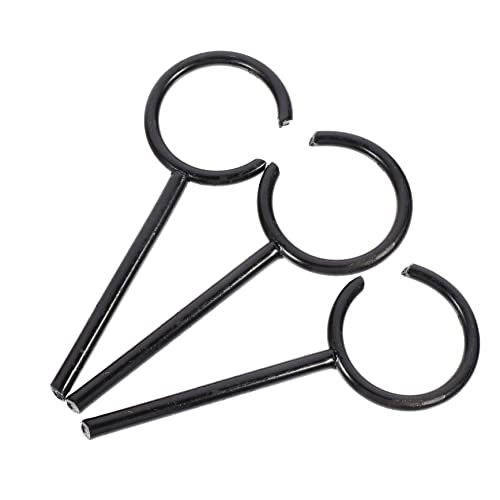 MUSISALY Chemistry Experiment Hoop Iron Ring Stand Ring Sturdy Flask Holder Laboratory Grade Metalware Set