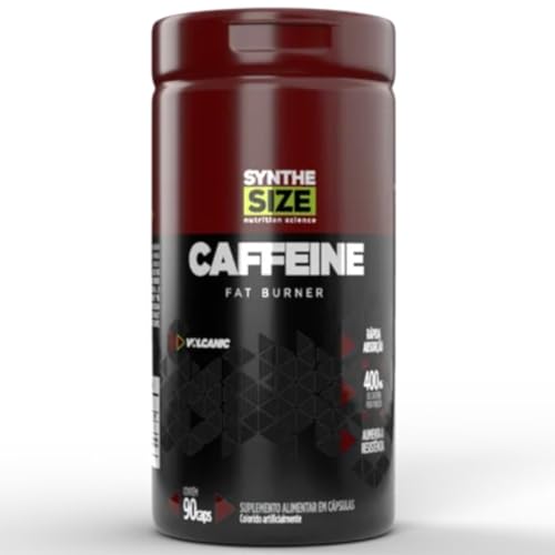 Caffeine Volcanic, 60 Cápsulas, Cafeína Anidra 420mg Synthesize