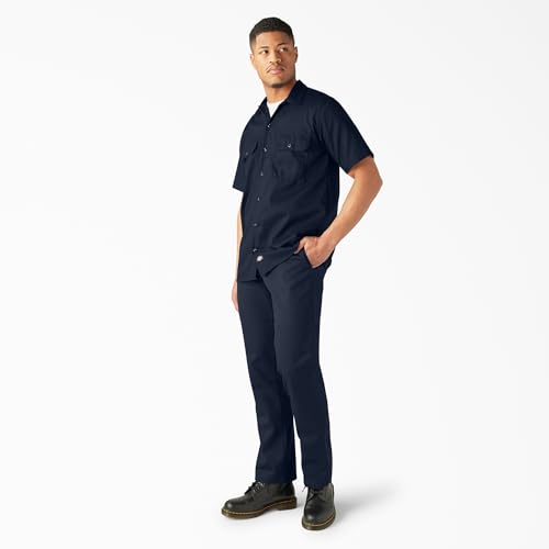 Image of Dickies Men's Flex Relaxed Fit Short Sleeve Work Shirt