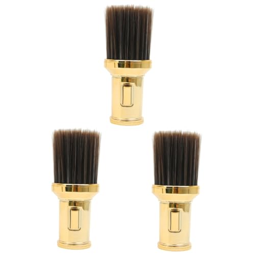 Ensemble de 3 pièces pour barbier avec coupe de cheveux et brosse plumeau