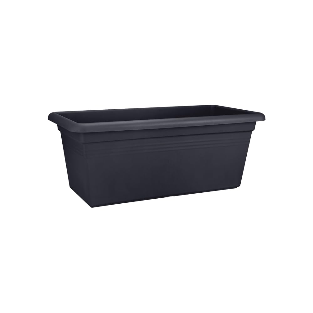elho Green Basics Garden Xxl 100 - donica do użytku na zewnątrz - Ø 96 x wys. 39,5 cm - czarna/czarna