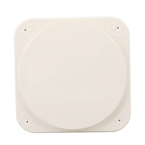 Jwthee Rotary Dessert Machine, Carousel Cake rack, Rotating Desserts Display Table 8 Inch Automatic Rotating Cupcake Stand Machine for Wedding Birthday (ABS)