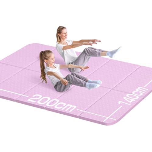 rrozziz K}bg ܂肽 L 200*140cm  8mm l g[jO}bg h hU 傫 唻 y[obOtz؃g ؃g }bg Ȃ GNTTCY}bg ܂肽 (p[v)