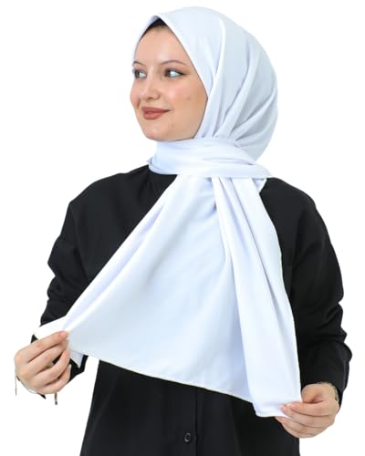Prien Hijab For Women Muslim Lightweight Scarf Head Scarves For Girls Islamic Long Headscarf Chiffon Shawl Prayer Set Ramadan3