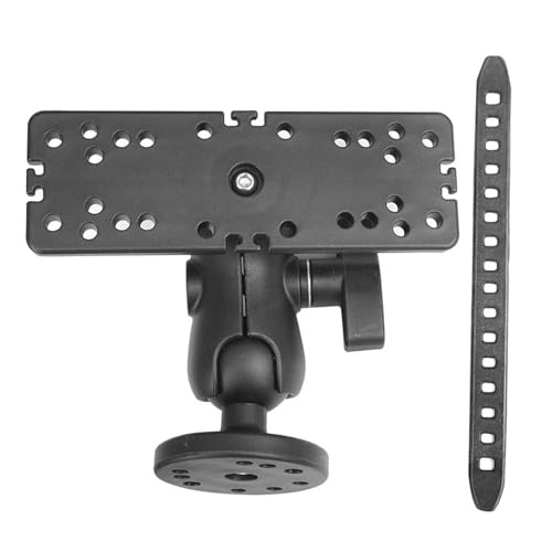 Soporte para buscador de peces, soporte de montaje para buscador de peces, base de montaje electrónico marino para buscador de peces, soporte para buscador de peces ajustable de 360 grados para barco,
