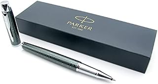 Parker IM Premium Metal Rollerball Pen - Emerald Pearl - Black Ink - Gift Boxed