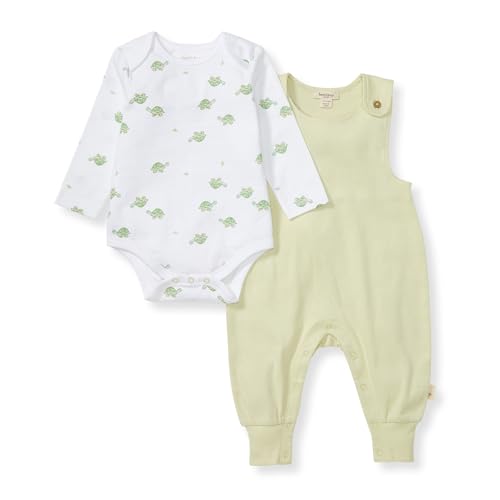 Image of Burt's Bees Baby Boy Infant Jumpsuits - 100% Organic Cotton Breathable Jumpsuit Coveralls for Boys Preemie to 24 Months