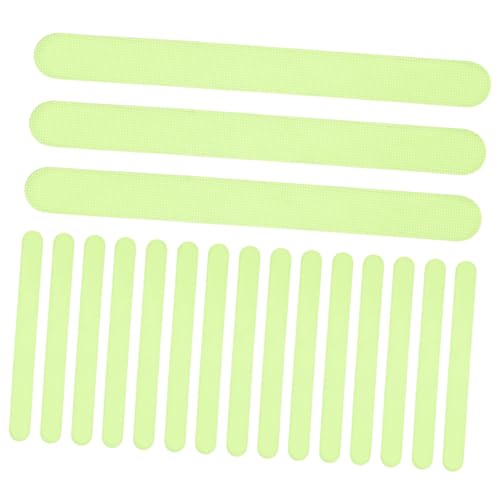 Ciieeo 24piezas Cintas Antideslizantes Adhesivas Para Escaleras y Rampas Tiras Fluorescentes Reflectantes Para Seguridad Escaleras y Superficies Lisas Interiores y Exteriores