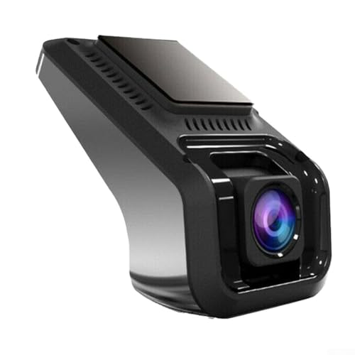 Bebykilemi Cámara DVR para coche 1080P HD Dash Cam con características ADAS, gran angular de 170°, grabadora de video de 30 FPS para coche, soporta tarjeta TF de hasta 32 GB, reproducción USB