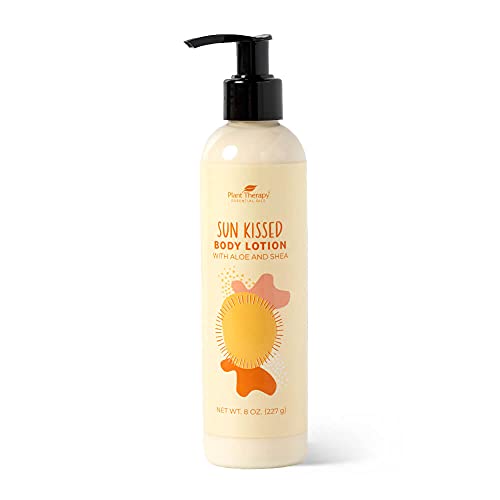 Plant Therapy Sun Kissed Summer Body Lotion with Aloe and Shea 8 oz