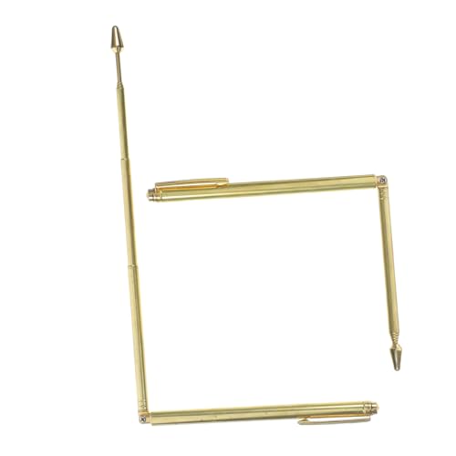 SOLUSTRE Long Stainless Steel Dowsing Rods Divining Rods Kit Compass Outdoor Detection Tool