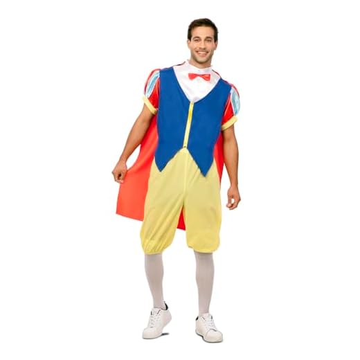 FYASA - Disfraz de blancanieves para hombre talla ML