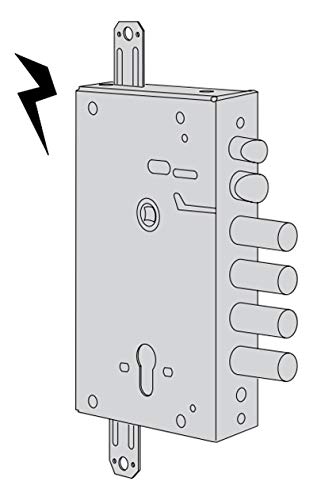 Cisa 15515.28.0 serrure électrique encastrable pour automatisme et interphone - 4