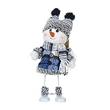 Matériau : fabriqué à partir de tissu doux, ce jouet en peluche offre un toucher doux qui ajoute du confort à votre configuration festive, parfait pour se blottir pendant les vacances.