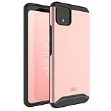 TUDIA Google Pixel 4 XL Funda, Slim-Fit [Serie Merge] Extrema Protectora Robusto Pero Delgado Premium Doble Capa Recortes Precisos Funda para Teléfono para Google Pixel 4 XL (Oro Rosa)