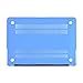 MOSISO Compatible with MacBook Air 13 inch Case (Models: A1369 & A1466, Older Version 2010-2017 Release), Protective Plastic Hard Shell Case & Keyboard Cover & Screen Protector, Bright Blue