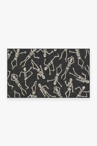 Tapis de porte extérieur Bone Dance paillasson noir grattant - 2