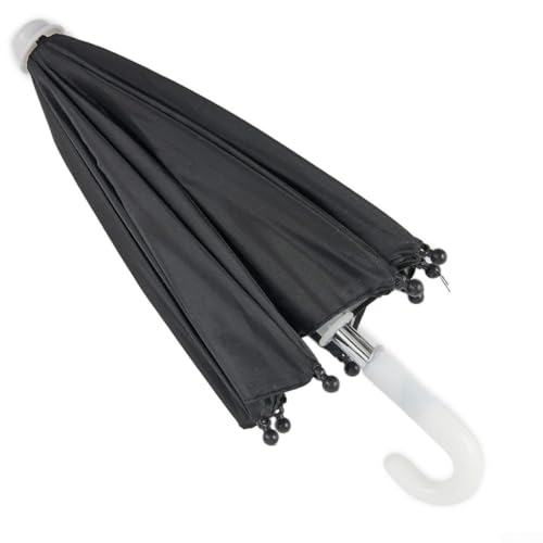 Soporte para teléfono de motocicleta con mini sombrilla para protección de pantalla, 25-28 cm, negro, compatible con la mayoría de soportes de teléfono,
