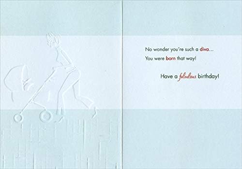 Designer Greetings Gucci Gucci : Woman Pushing Stroller Funny : Humorous Feminine Birthday Card for Her : Woman : Women