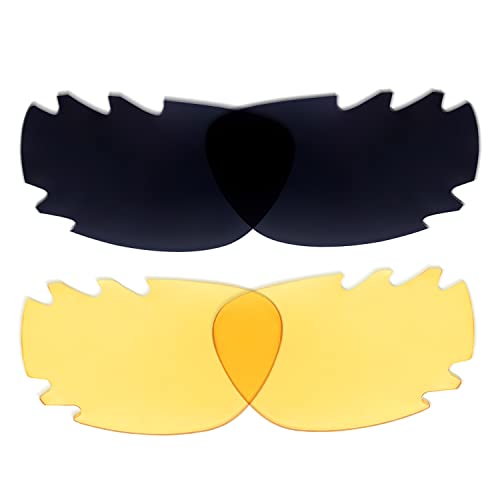 Lentilles pour Oakley Jawbone Vented de rechange avec pack de 2 couleurs