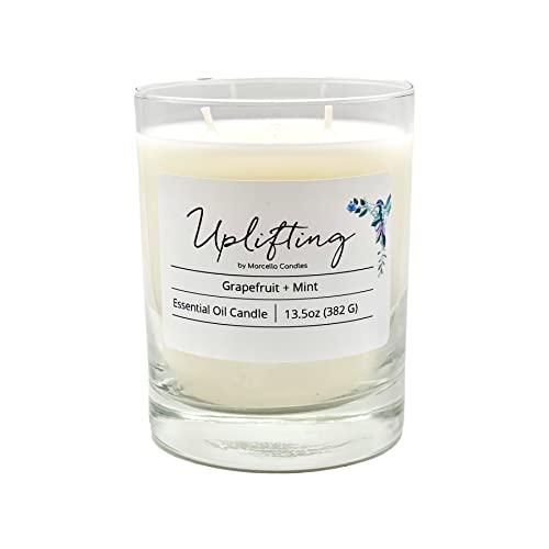 Marcella Candles Grapefruit and Mint Soy Wax Candle #TOP22